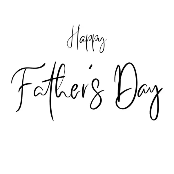 Mutlu babalar günü tipografi vektör tasarımı.