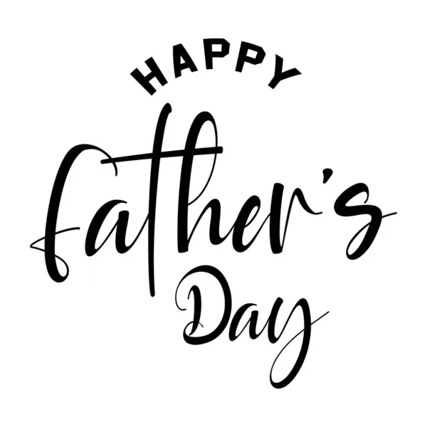 Mutlu babalar günü tipografi vektör tasarımı.