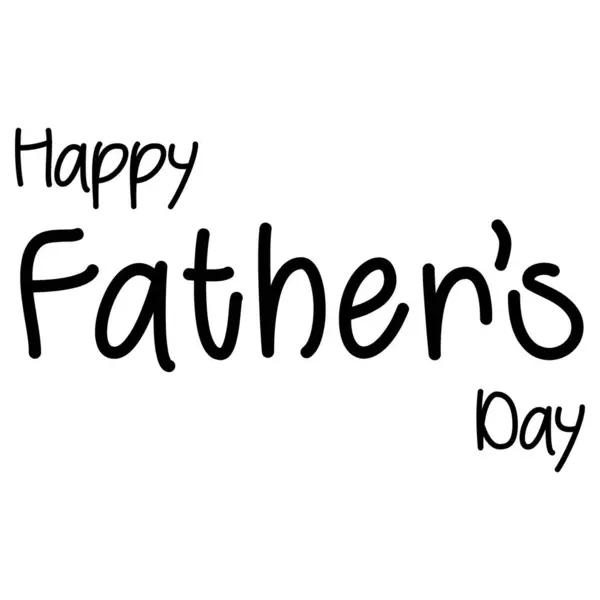 Mutlu babalar günü tipografi vektör tasarımı.