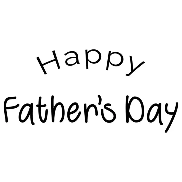 Mutlu babalar günü tipografi vektör tasarımı.