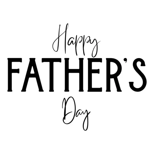 Mutlu babalar günü tipografi vektör tasarımı.