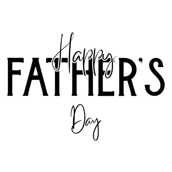 Mutlu babalar günü tipografi vektör tasarımı.