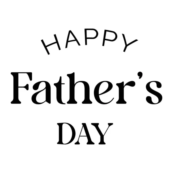 Mutlu babalar günü tipografi vektör tasarımı.