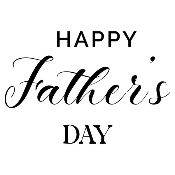 Mutlu babalar günü tipografi vektör tasarımı.