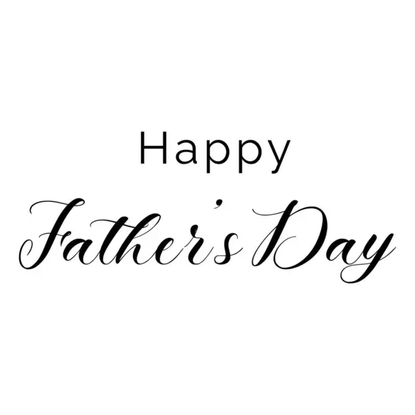 Mutlu babalar günü tipografi vektör tasarımı.