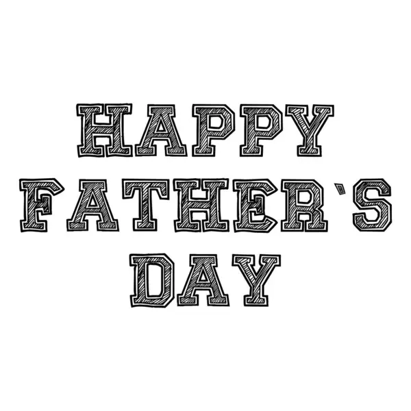 Mutlu babalar günü tipografi vektör tasarımı.