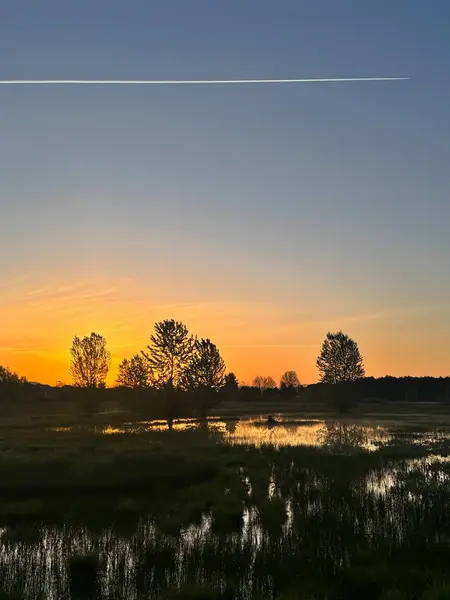 Kuzeybatı Pasifik 'te güzel ve canlı bir gün doğumu..