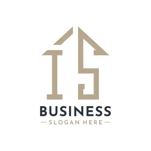 Mektup, Emlak İşletmeleri Markalaştırma Mülk Yönetimi 'nin Logosudur. Modern Baş harfler AA Logo Tasarımı