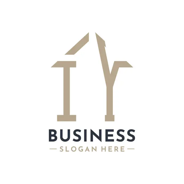 Emlak İşletmeleri Markalaştırma Mülk Yönetimi için Harfler Evi Logosu. Modern Baş harfler AA Logo Tasarımı