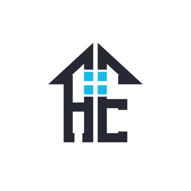 Baş harfleri AE House Logo Tasarımı. Emlak, Emlak ve İş Markası Simgesi İkonlu Yaratıcı Mektup AE