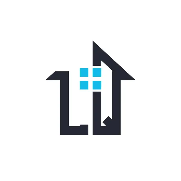 Baş harfleri LQ House Logo Tasarımı. Emlak, Mülkiyet ve İşletme Markaları İkonası İkonası ile Yaratıcı Mektup LQ