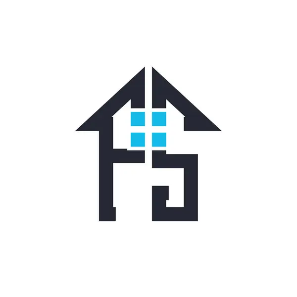 Baş harfleri PS House Logo Tasarımı. Emlak, Emlak ve İşletme Markası Simgesi İkonlu Yaratıcı Mektup PS