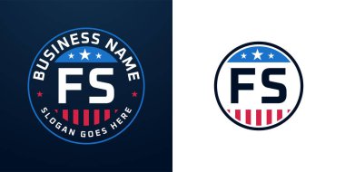 Vatansever FS Logo Tasarımı. Amerikan Bayrağı ve Yıldızı olan FS Logosu, Vatansever Tasarım