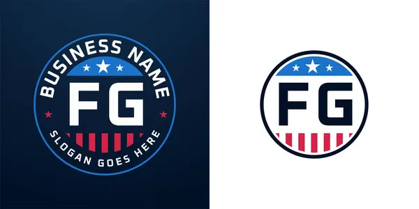 Vatansever FG Logo Tasarımı. Amerikan Bayrağı ve Yıldızı olan FG Logosu, Vatansever Tasarım