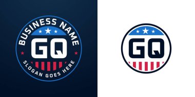 Vatansever GQ Logo Tasarımı. Amerikan Bayrağı ve Yıldızı olan GQ logosu, Vatansever Tasarım