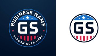 Vatansever GS Logo Tasarımı. Amerikan Bayrağı ve Yıldızı ile GS Logosu, Vatansever Tasarım