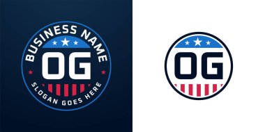 Vatansever OG Logo Tasarımı. Amerikan Bayrağı ve Yıldızı olan OG Logosu, Vatansever Tasarım