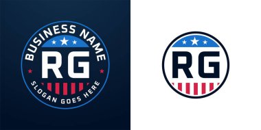 Vatansever RG Logo Tasarımı. Amerikan Bayrağı ve Yıldızı olan RG Logosu Vatansever Tasarım