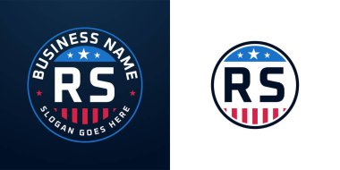 Vatansever SC Logo Tasarımı. Amerikan Bayrağı ve Yıldızı, Vatansever Tasarım içeren SC Mektubu