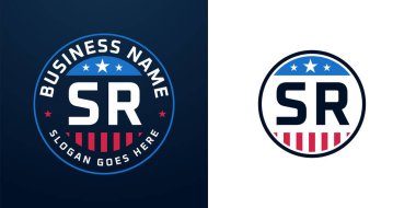 Vatansever SR Logo Tasarımı. Amerikan Bayrağı ve Yıldızı olan SR Logosu, Vatansever Tasarım