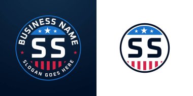 Vatansever SS Logo Tasarımı. Amerikan Bayrağı ve Yıldızı olan SS Logosu, Vatansever Tasarım