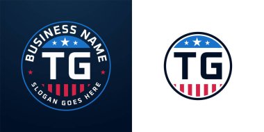 Vatansever TG Logo Tasarımı. Amerikan Bayrağı ve Yıldızı olan TG Logosu, Vatansever Tasarım
