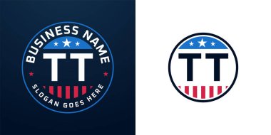 Vatansever TT Logo Tasarımı. Amerikan Bayrağı ve Yıldızı olan TT Logosu, Vatansever Tasarım