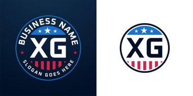 Vatansever XG Logo Tasarımı. Amerikan Bayrağı ve Yıldızı olan XG Logosu, Vatansever Tasarım