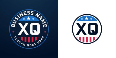 Vatansever XQ Logo Tasarımı. Amerikan Bayrağı ve Yıldızı olan XQ Logosu, Vatansever Tasarım