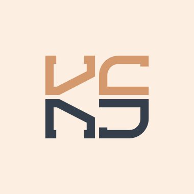 Modern KS Letter Logo Design. Creative and Versatile KS Logo Design Suitable for all Businesses clipart