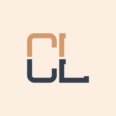 Modern CL Harf Logosu Tasarımı. Tüm İşletmeler için Yaratıcı ve Çok Yönlü CL Logo Tasarımı