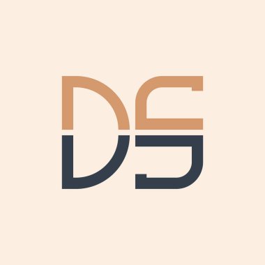 Modern DS Mektup Logosu Tasarımı. Yaratıcı ve Çok Yönlü DS Logosu Tüm İşletmeler için Uygun Tasarım