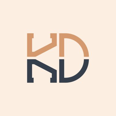 Modern KD Harf Logosu Tasarımı. Tüm İşletmeler için Yaratıcı ve Çok Yönlü KD Logo Tasarımı