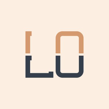 Modern LO Harf Logosu Tasarımı. Tüm İşletmeler için Yaratıcı ve Çok Yönlü LO Logosu Tasarımı