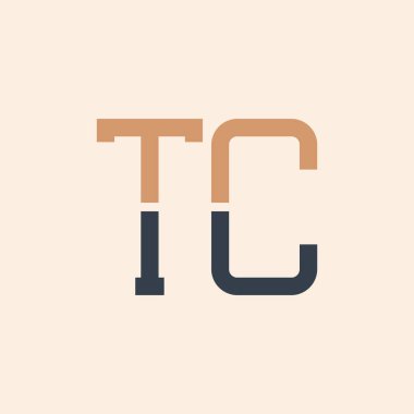 Modern TC Mektup Logosu Tasarımı. Yaratıcı ve Çok Yönlü TC Logo Tasarımı Tüm İşletmeler için Uygun