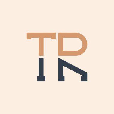 Modern TR Letter Logo Tasarımı. Tüm İşletmeler için Yaratıcı ve Çok Yönlü TR Logo Tasarımı