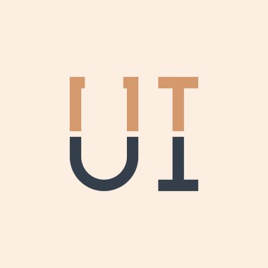 Modern UI Harf Logosu Tasarımı. Tüm İşletmeler için Yaratıcı ve Çok Yönlü UI Logosu Tasarımı