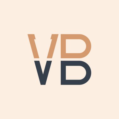 Modern VB Harf Logosu Tasarımı. Tüm İşletmeler için Yaratıcı ve Çok Yönlü VB Logo Tasarımı