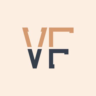 Modern VF Mektup Logosu Tasarımı. Tüm işletmeler için yaratıcı ve çok yönlü VF Logo Tasarımı