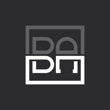 Yaratıcı Modern Minimalist BA Harf Logosu Tasarımı. Herhangi bir iş için BA Harfi Logo Monogramı