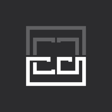 Yaratıcı Modern Minimalist EJ Mektup Logosu Tasarımı. Herhangi bir iş için EJ Harfi Logo Monogramı