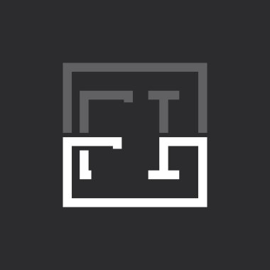 Yaratıcı Modern Minimalist FI Mektup Logosu Tasarımı. Herhangi bir iş için FI Logo Monogramı