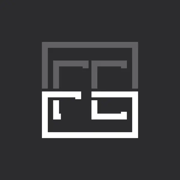 Yaratıcı Modern Minimalist FE Letter Logo Tasarımı. Her İş İçin FE Logo Monogramı