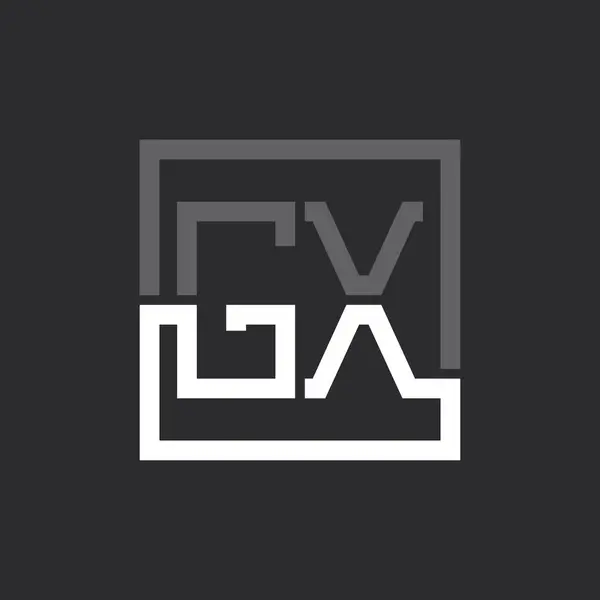 Yaratıcı Modern Minimalist GX Harf Logosu Tasarımı. Herhangi bir iş için GX Logo Monogramı