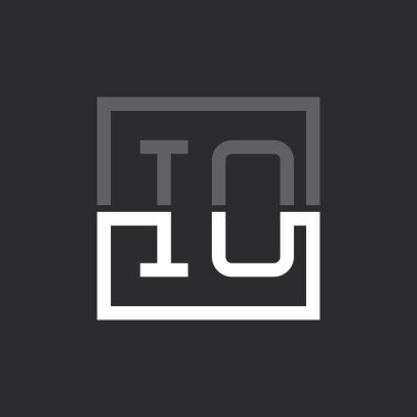 Yaratıcı Modern Minimalist IO Harf Logosu Tasarımı. Herhangi bir iş için IO Logo Monogramı