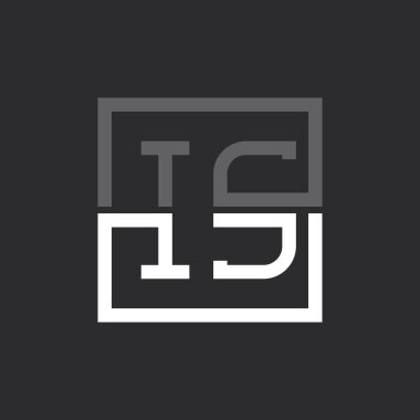 Yaratıcı Modern Minimalist Harf Logosu Tasarımı. Herhangi bir iş için Harf Logo Monogramıdır