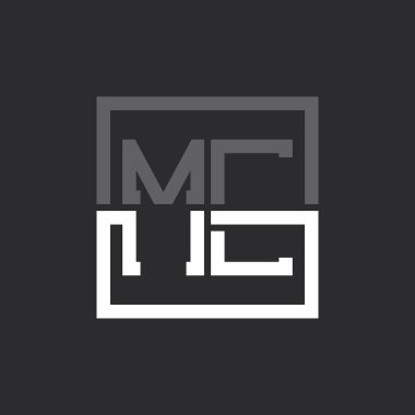 Yaratıcı Modern Minimalist ME Letter Logo Tasarımı. Herhangi bir iş için ME Logosu Monogramı