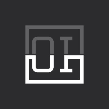 Yaratıcı Modern Minimalist OI Harf Logosu Tasarımı. Herhangi bir İş İçin OI Logo Monogramı