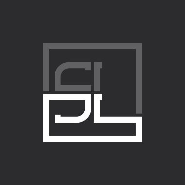 Yaratıcı Modern Minimalist SL Harf Logosu Tasarımı. Herhangi bir iş için SL Logo Monogramı