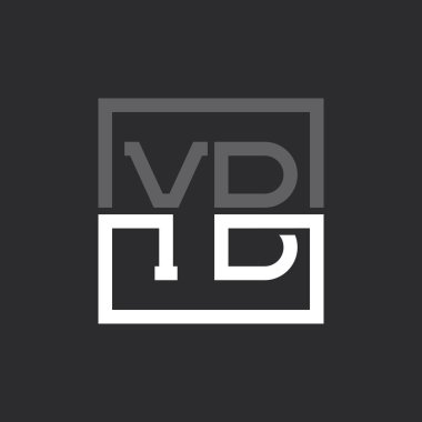 Yaratıcı Modern Minimalist YB Mektup Logosu Tasarımı. Herhangi bir iş için YB Logo Monogramı